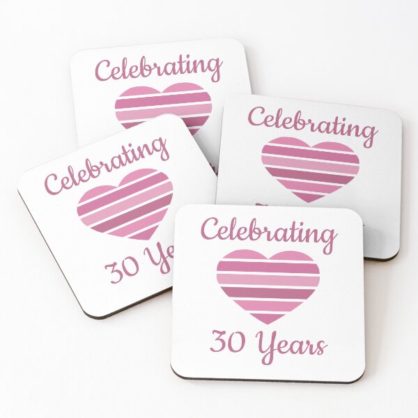 Item preview, Celebrating 30th Wedding Anniversary designed and sold by thepixelgarden.