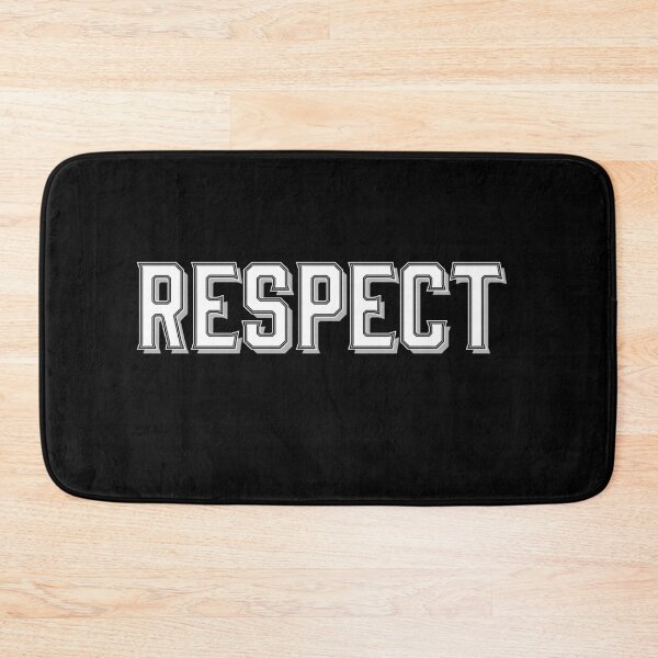 Item preview, RESPECT – White college style with strong shadow effect designed and sold by Sim-PX.