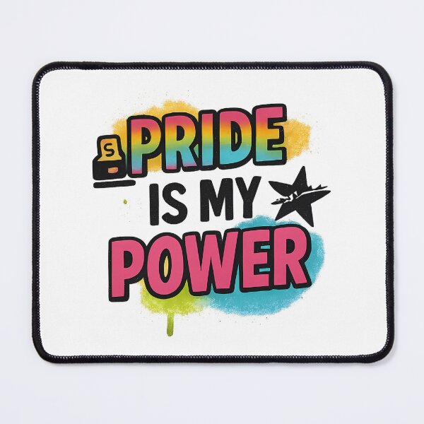Item preview, Pride is My Power – Bold Typography Art designed and sold by Haus Of Sin.