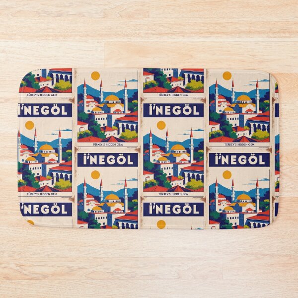 Item preview, Inegol Turkey Vintage Travel Tourism designed and sold by TravelersGems.
