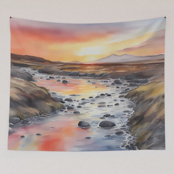 Item preview, Arctic River Landscape designed and sold by CalmnessbyChoice.