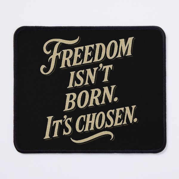 Item preview, Andor Quote - Freedom Is Chosen Typography Art designed and sold by zzz888.
