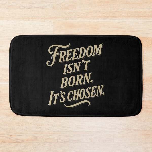 Item preview, Andor Quote - Freedom Is Chosen Typography Art designed and sold by zzz888.