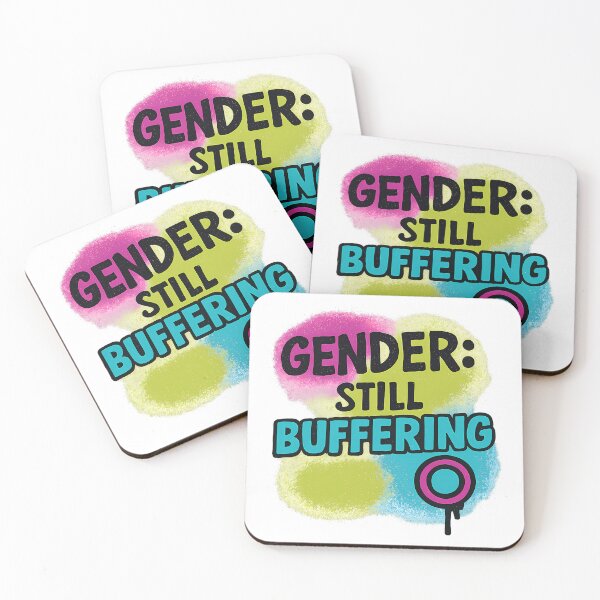 Item preview, Gender: Still Buffering – Vibrant Pride Art designed and sold by Haus Of Sin.