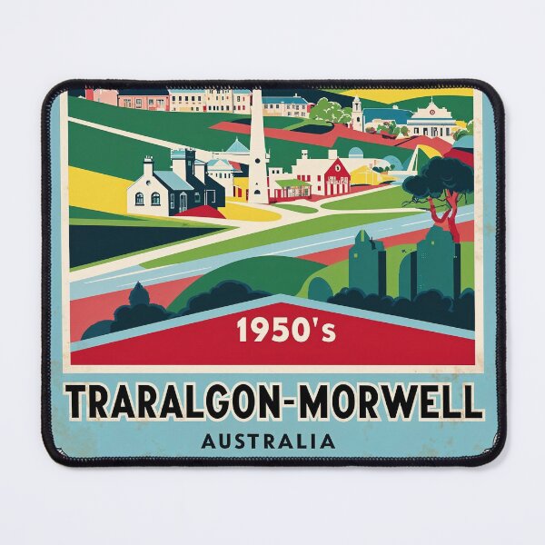 Item preview, Traralgon Morwell Australia Vintage Travel Tourism designed and sold by TravelersGems.