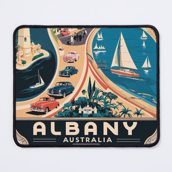 Item preview, Albany Australia Vintage Travel Tourism designed and sold by TravelersGems.