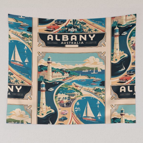 Item preview, Albany Australia Vintage Travel Tourism designed and sold by TravelersGems.