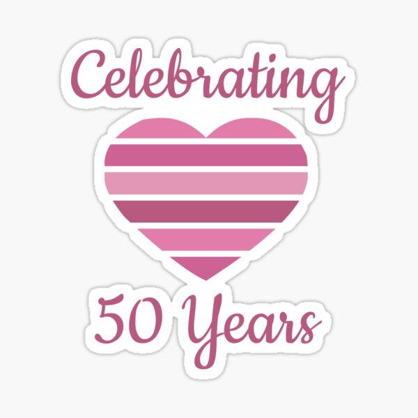 Item preview, Celebrating 50th Wedding Anniversary designed and sold by thepixelgarden.