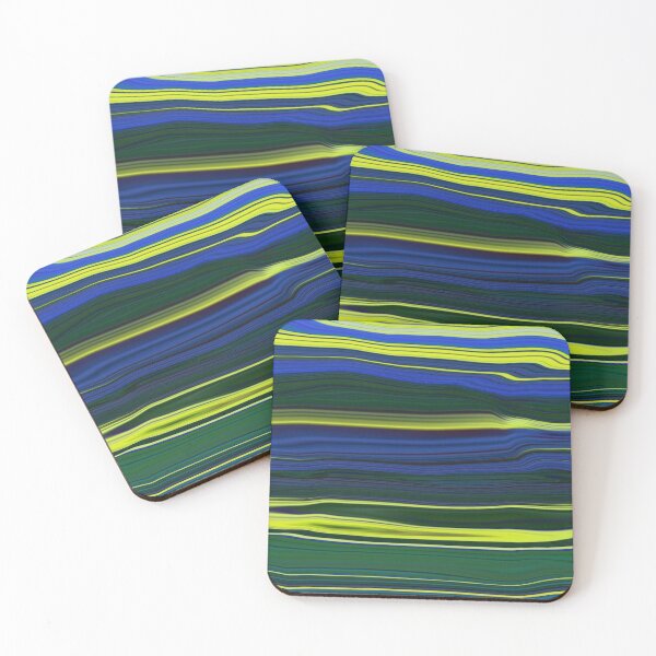Item preview, Colorful, abstract, horizontal lines designed and sold by Sigtrix.