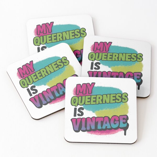 Item preview, My Queerness Is Vintage - Retro Pride Design designed and sold by Haus Of Sin.