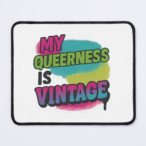 Item preview, My Queerness Is Vintage - Retro Pride Design designed and sold by Haus Of Sin.