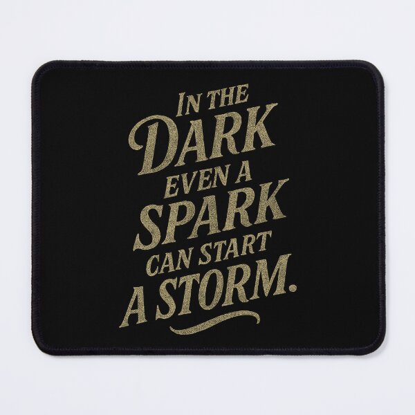 Item preview, Andor Quote - Spark Can Start A Storm Typography designed and sold by zzz888.