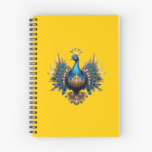 Item preview, GOLDEN BLUE PEACOCK (#FFCC00) designed and sold by Marlon Oseguera.