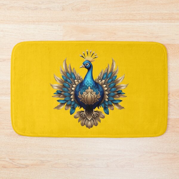 Item preview, GOLDEN BLUE PEACOCK (#FFCC00) designed and sold by Marlon Oseguera.