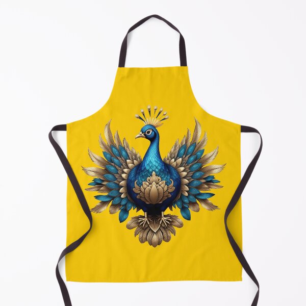 Item preview, GOLDEN BLUE PEACOCK (#FFCC00) designed and sold by Marlon Oseguera.