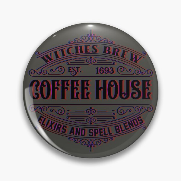 Item preview, Witches Brew Coffee House Pink designed and sold by MayRahTee.
