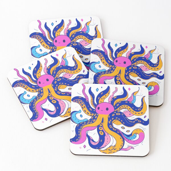 Item preview, Ocean Whimsical Celebration Joyful Festive Characters Colorful designed and sold by ART ATTACK ZONE.