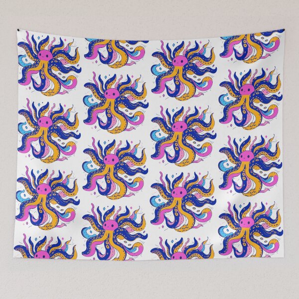 Item preview, Ocean Whimsical Celebration Joyful Festive Characters Colorful designed and sold by ART ATTACK ZONE.