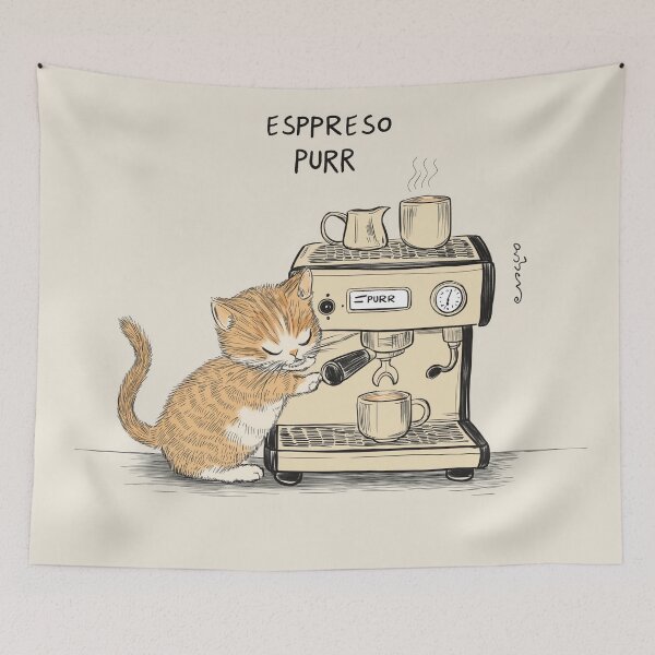 Item preview, Espresso Cat designed and sold by Rtymer.
