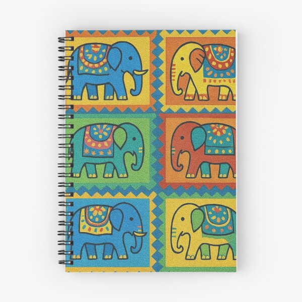 Item preview, Colorful elephant pattern art designed and sold by Sigtrix.