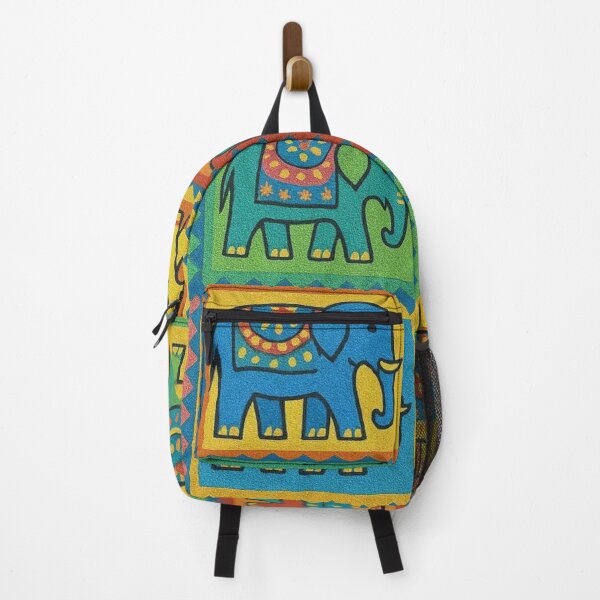 Item preview, Colorful elephant pattern art designed and sold by Sigtrix.