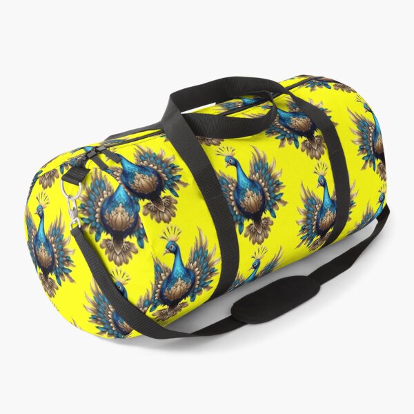 Item preview, GOLDEN BLUE PEACOCK (#FFFF00) designed and sold by Marlon Oseguera.
