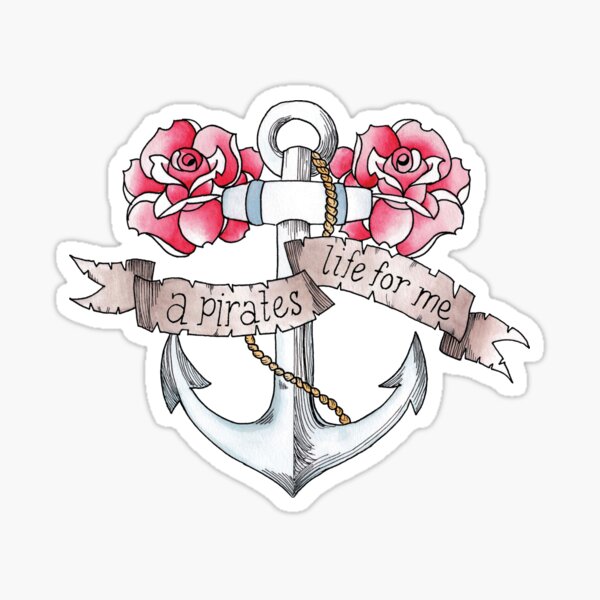 Item preview, A Pirates Life for Me - illustration  designed and sold by Art by Kristie.