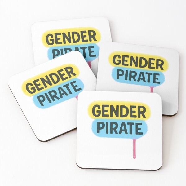 Item preview, Gender Pirate – Neon Pride Art designed and sold by Haus Of Sin.