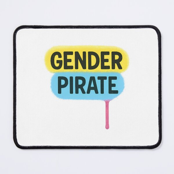 Item preview, Gender Pirate – Neon Pride Art designed and sold by Haus Of Sin.