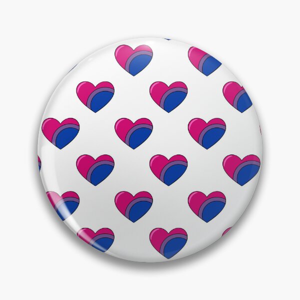 Item preview, Bi Pride Flag Love Hearts designed and sold by Elatedowl.
