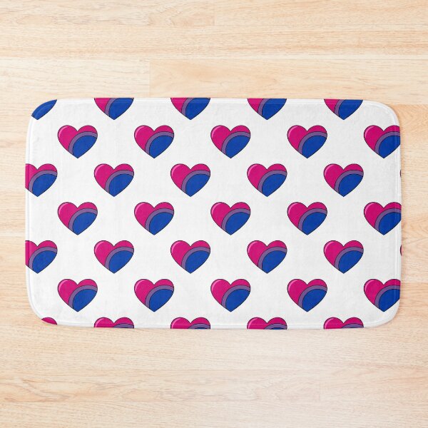 Item preview, Bi Pride Flag Love Hearts designed and sold by Elatedowl.