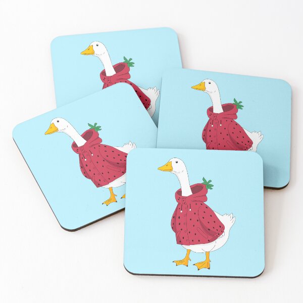 Item preview, Goose in a strawberry costume designed and sold by DmitriM.