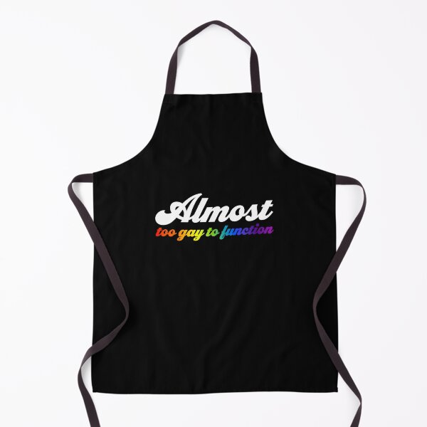 Item preview, Almost Too Gay to Function V2 - Half Rainbow designed and sold by sillyjess.
