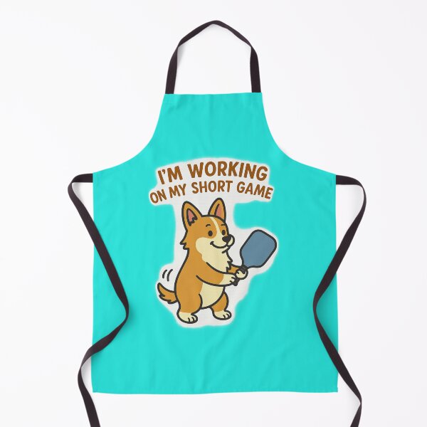 Item preview, Corgi Pickleball Lovers! - I'm Working on my Short Game designed and sold by LifeStingz.