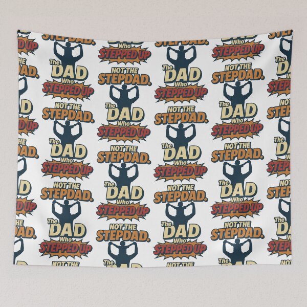 Item preview, Not the Stepdad — The Dad Who Stepped Up | Retro Father's Day T-Shirt designed and sold by TeeTimeTreasure.
