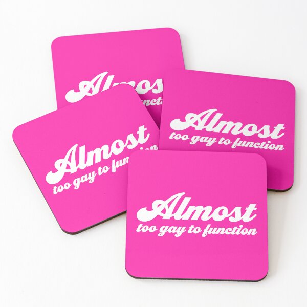 Item preview, Almost Too Gay to Function V2 - White designed and sold by sillyjess.