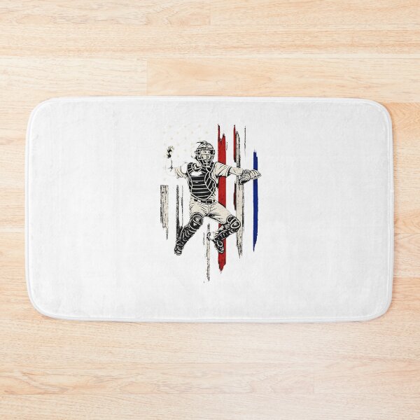 Item preview, Baseball American Flag Patriotic Catcher 4th Of July Gift designed and sold by MOHITSALVI.