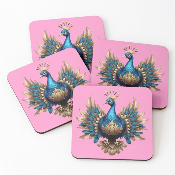 Item preview, GOLDEN BLUE PEACOCK (#9966FF) designed and sold by Marlon Oseguera.