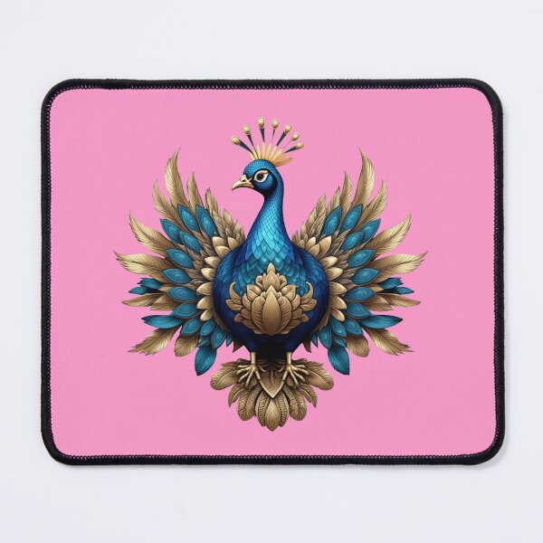 Item preview, GOLDEN BLUE PEACOCK (#9966FF) designed and sold by Marlon Oseguera.