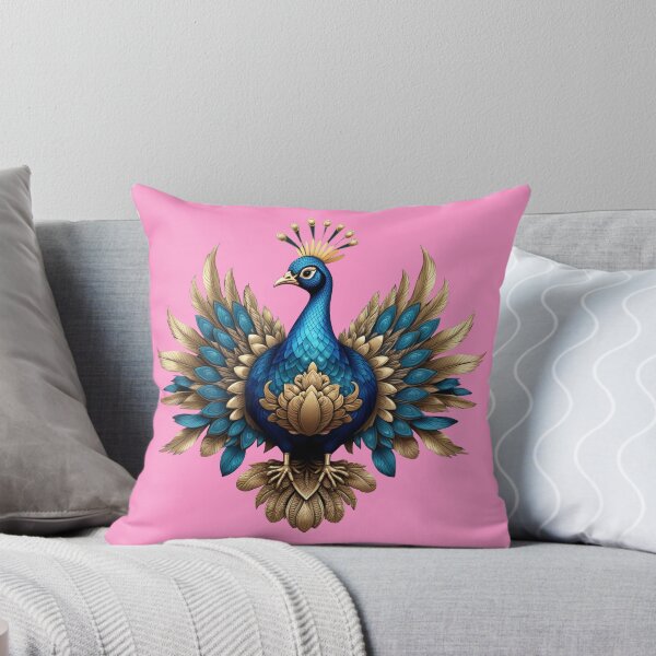 Item preview, GOLDEN BLUE PEACOCK (#9966FF) designed and sold by Marlon Oseguera.
