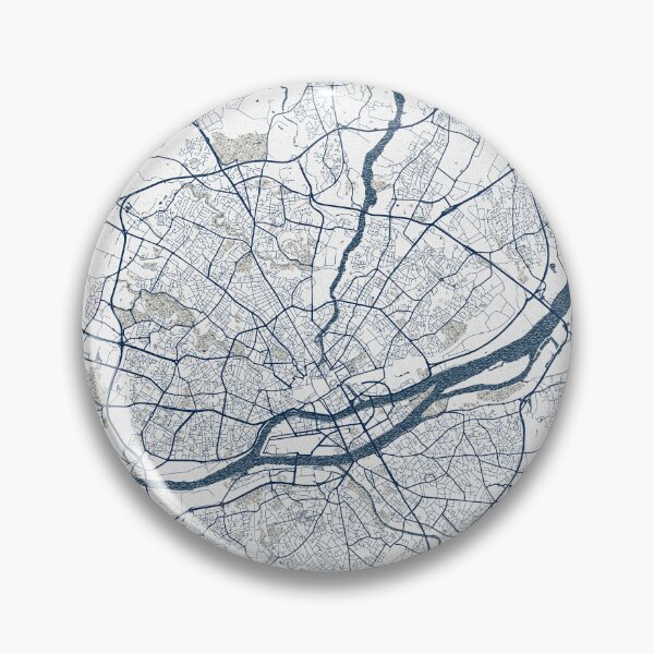 Item preview, Nantes City Map of France - Coastal designed and sold by deMAP.