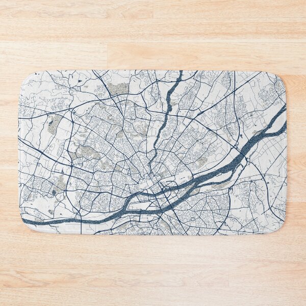 Item preview, Nantes City Map of France - Coastal designed and sold by deMAP.