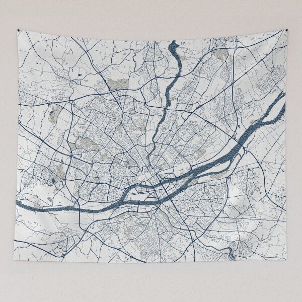 Item preview, Nantes City Map of France - Coastal designed and sold by deMAP.