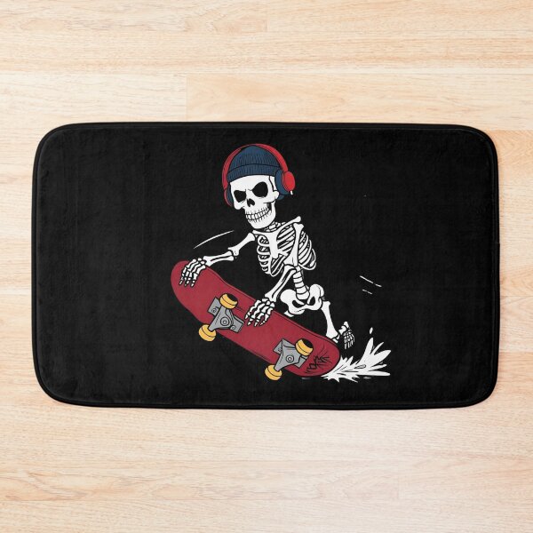 Item preview, Skater Skeleton with Urban Vibes designed and sold by ChicTrendz.