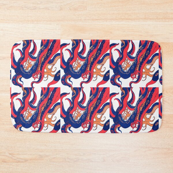 Item preview, Red Blue Orange Celebration Joyful Festive Characters Colorful designed and sold by ART ATTACK ZONE.