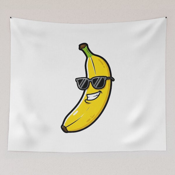 Item preview, Cool & Happy Cartoon Banana designed and sold by Cloud-Riders.