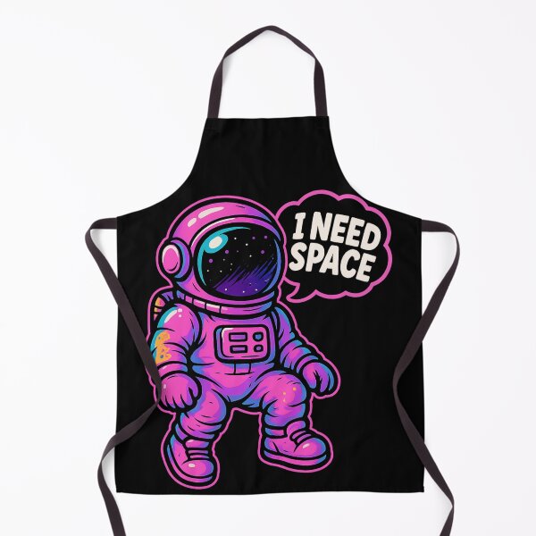 Item preview, I Need Space Astronaut – Funny Cosmic Quote – Neon Outer Space Cartoon designed and sold by VIBE CRAFT STUDIO.