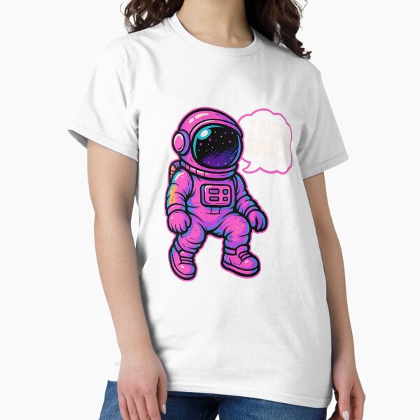 Item preview, I Need Space Astronaut – Funny Cosmic Quote – Neon Outer Space Cartoon designed and sold by VIBE CRAFT STUDIO.