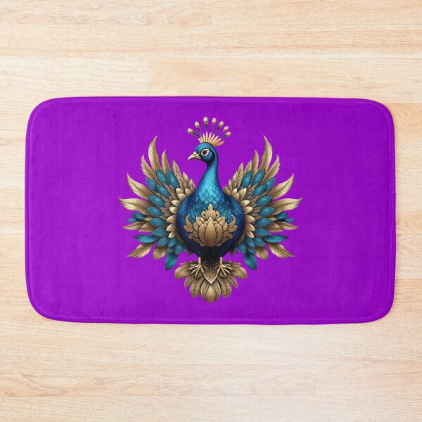 Item preview, GOLDEN BLUE PEACOCK (#9900CC) designed and sold by Marlon Oseguera.