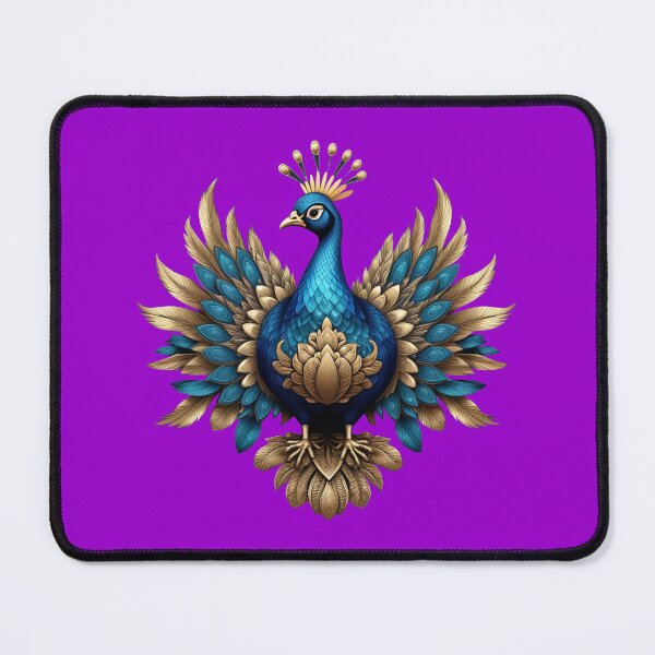 Item preview, GOLDEN BLUE PEACOCK (#9900CC) designed and sold by Marlon Oseguera.